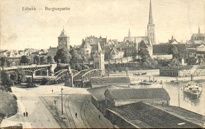Burgtor Postkarte